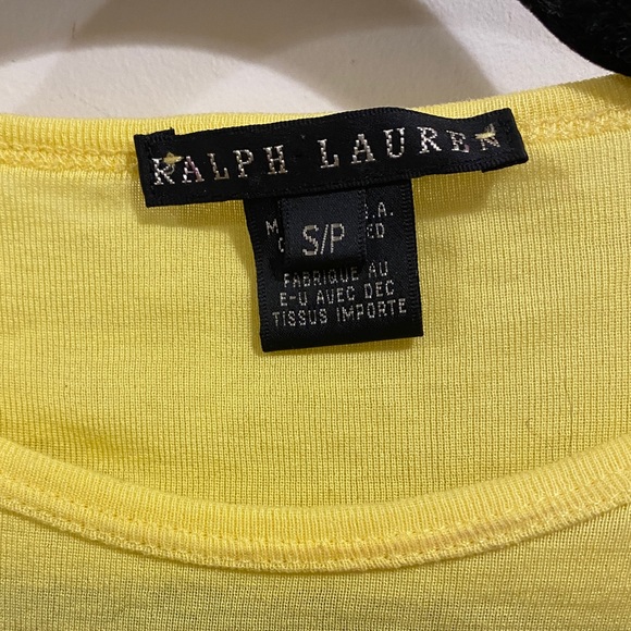 Yellow Ralph Lauren baby tee - Picture 2 of 4
